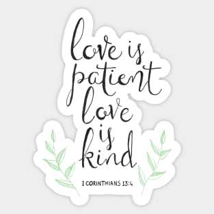 Love is Kind Sticker